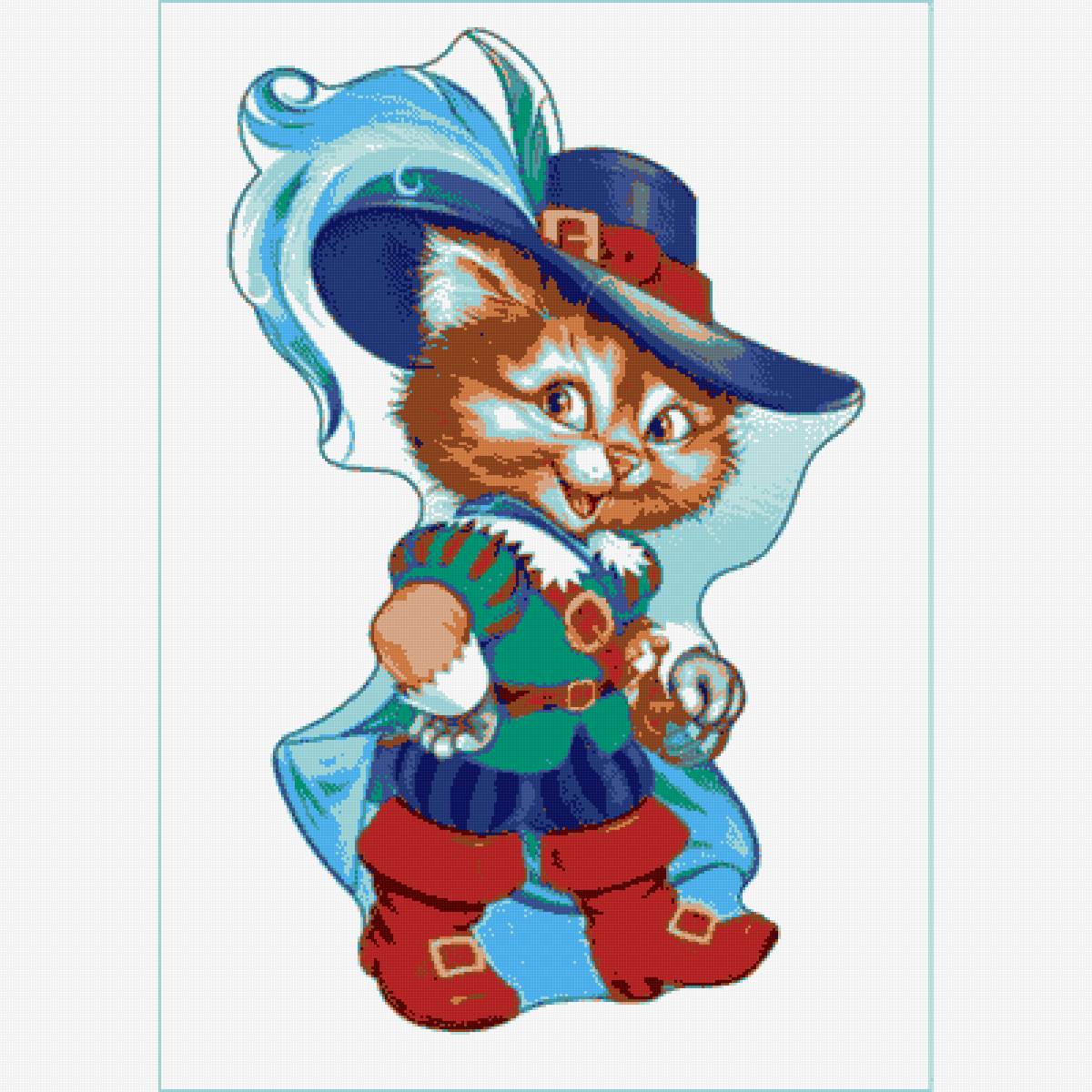 Кот в сапогах - детское, герои сказок - предпросмотр