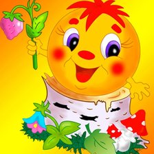 Схема вышивки «Колобок»