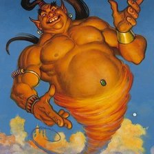 Схема вышивки «джинн»