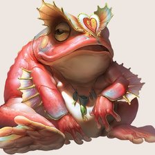 Схема вышивки «лягушка»