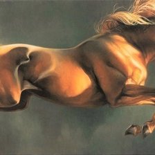 Схема вышивки «конь»