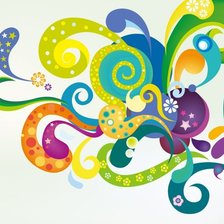 Схема вышивки «абстракция»