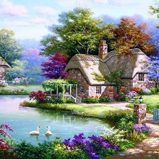 Схема вышивки «Дом мечты №2»