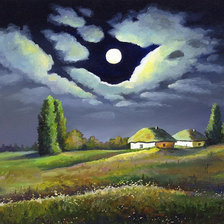 Худ. Деревенчук Вл. Украинская ночь