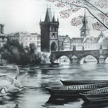 Схема вышивки «Прага»