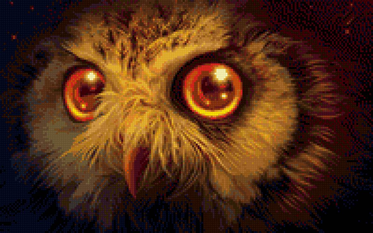 глаза - сова - предпросмотр