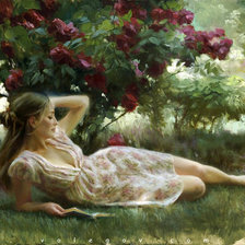 Схема вышивки «Отдых на поляне»