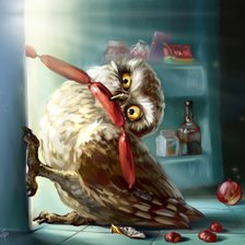 Схема вышивки «Ночной дожор»