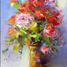 Схема вышивки «Розы»