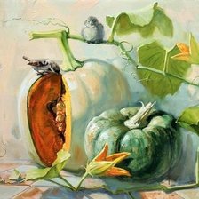 Схема вышивки «ТЫКВА.»