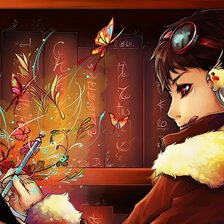 Схема вышивки «Писарь»