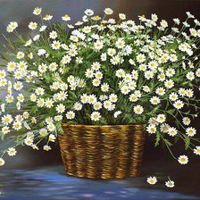 Схема вышивки «Худ. Деревенчук Вл. Ромашки»