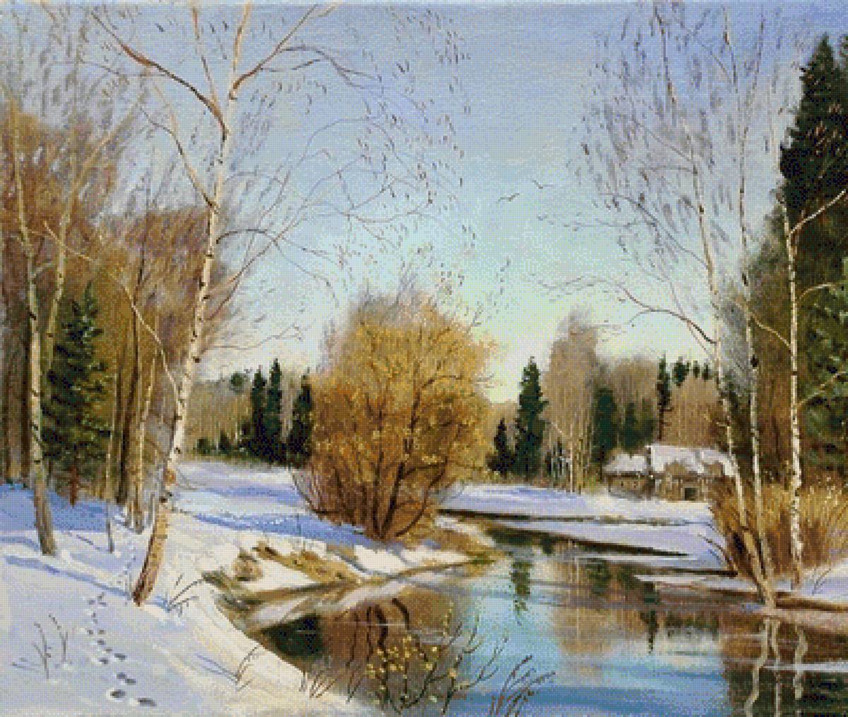 ЗИМНИЙ ПЕЙЗАЖ - зимний пейзаж - предпросмотр