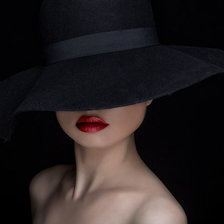 Схема вышивки «Девушка»