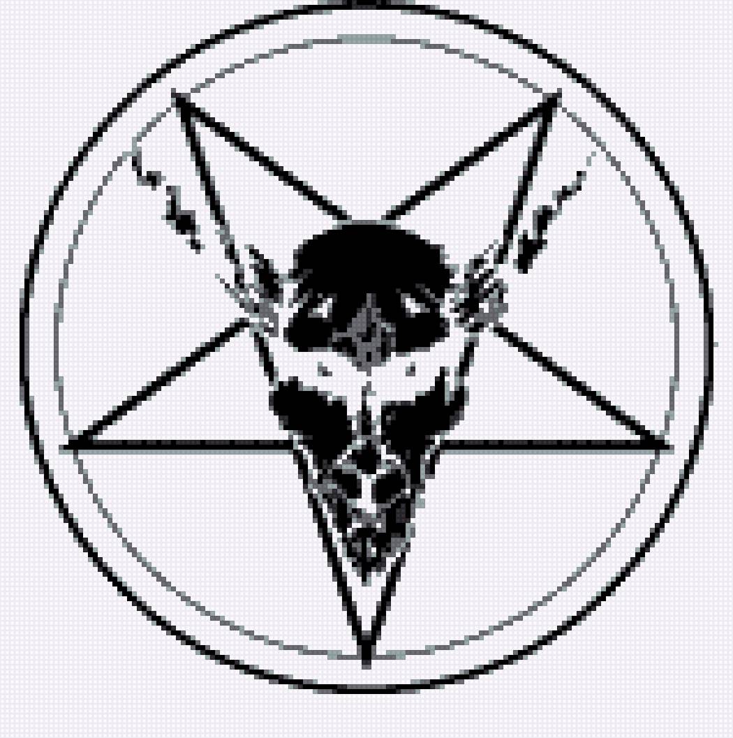 Бафомет 2 - круг, звезда - предпросмотр