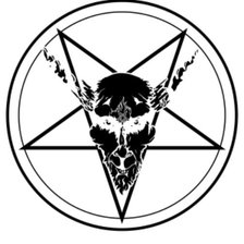 Схема вышивки «Бафомет 2»