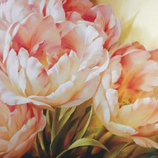 Схема вышивки «пионы»