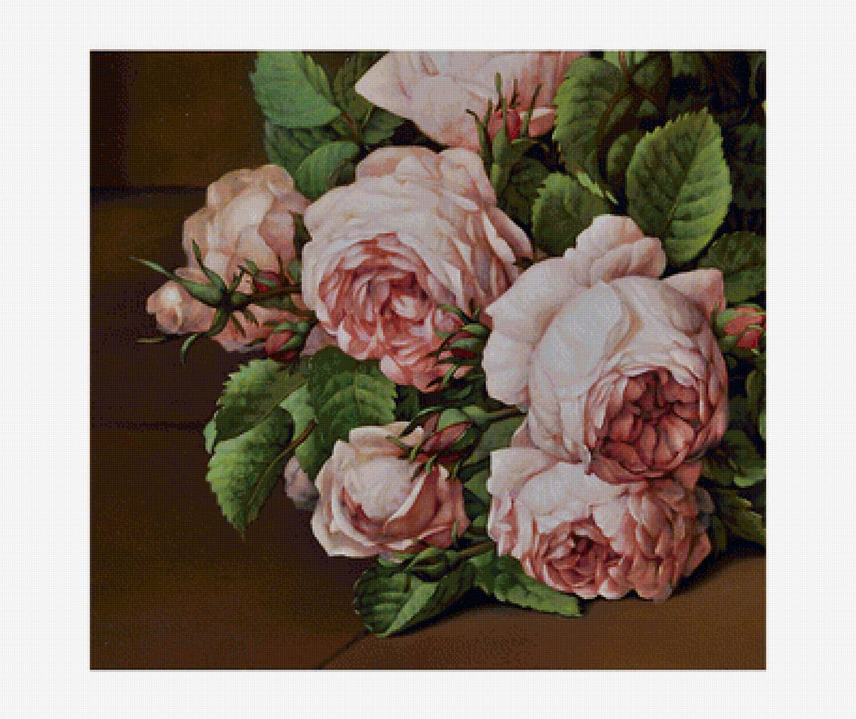 Серия "Розы". - флора, букет, цветы, розы - предпросмотр