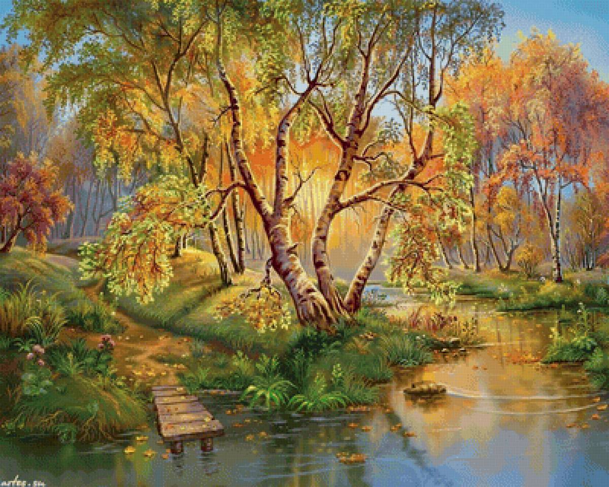 Природа-4 - лес, речка - предпросмотр