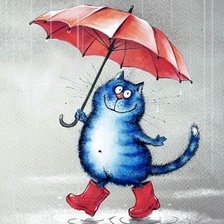 Схема вышивки «Милый котик!»