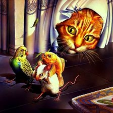 Схема вышивки «Побег»