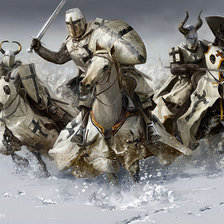 Схема вышивки «Атака Крестоносцев»