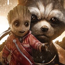 Схема вышивки «Ракета, Грут»