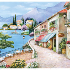 Схема вышивки «Пейзаж»