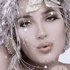 Схема вышивки «Девушка»