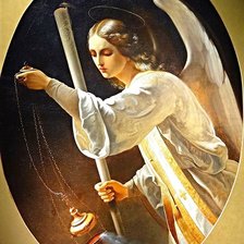 Схема вышивки «ангел молитвы»