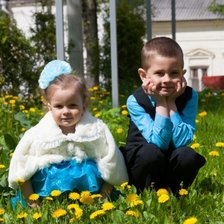 Схема вышивки «Детки»