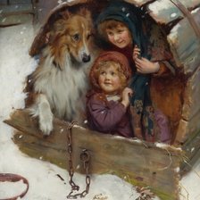 Схема вышивки «В тесноте, да не в обиде»