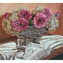 Схема вышивки «Серия "Хризантемы"»