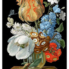 Схема вышивки «Серия "Букет".»