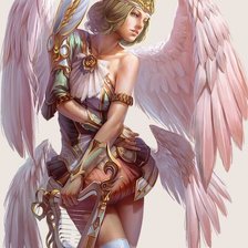 Схема вышивки «Девушка»