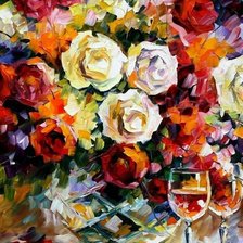 Схема вышивки «розы»