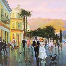 Схема вышивки «Ялта»