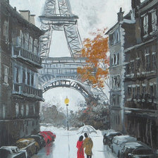 Схема вышивки «Париж»