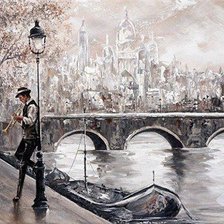 Схема вышивки «париж»