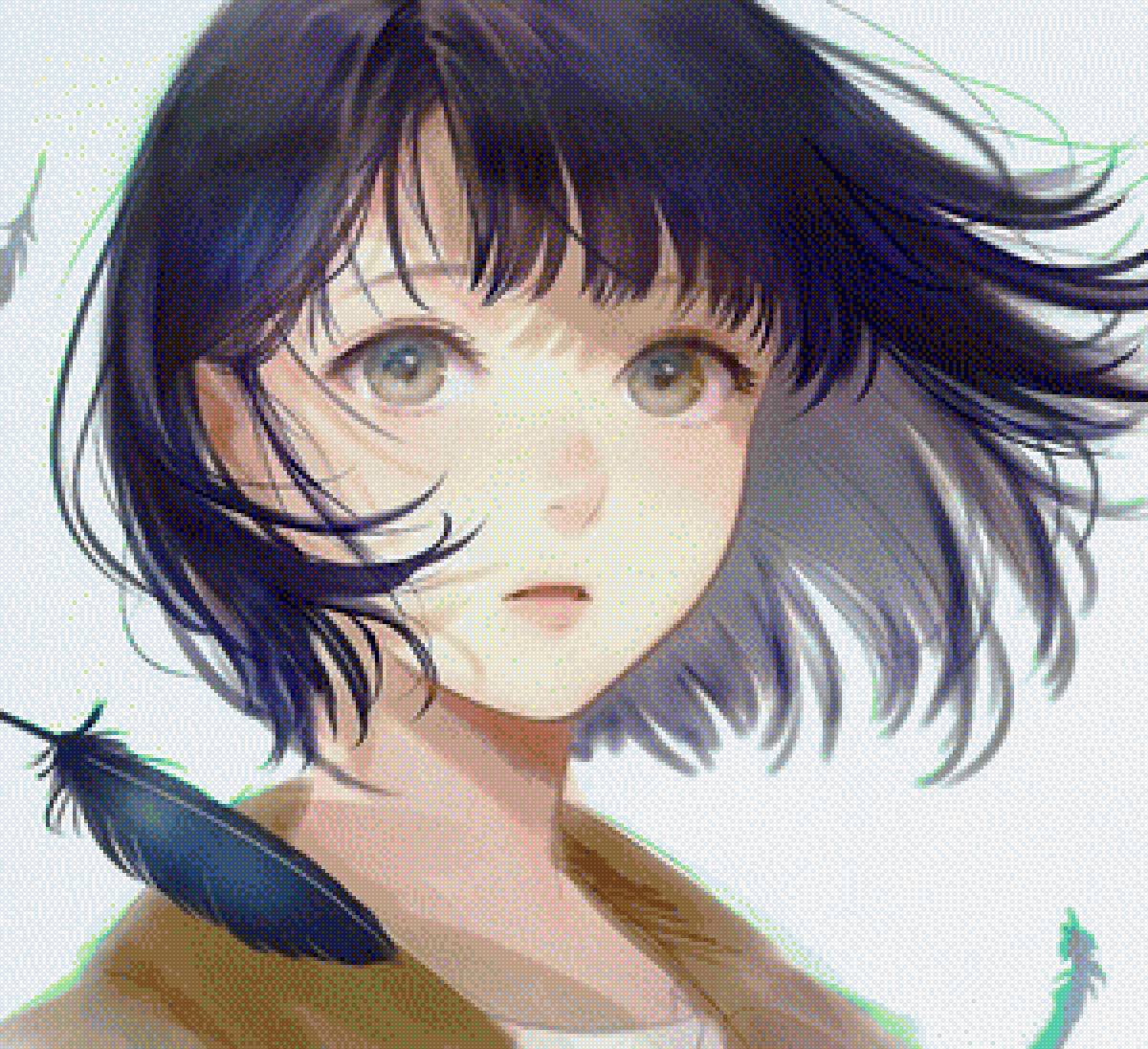 Cô gái tóc xanh - предпросмотр