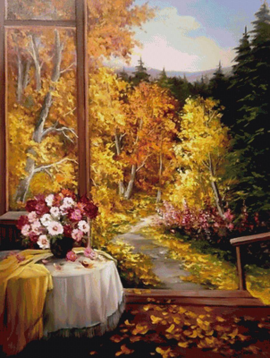 Золотая осень - природа, пейзаж - предпросмотр