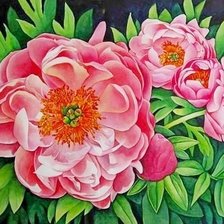 Схема вышивки «цветы»