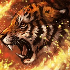 Схема вышивки «Fire of revenge»