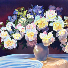 Худ. Деревенчук Вл. Пионы