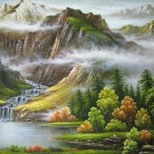 Схема вышивки «Природа 01»