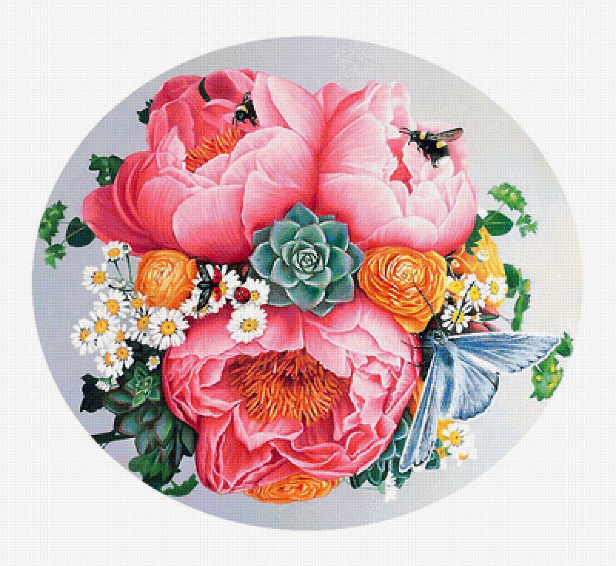 Серия "Букет". - букет, флора, цветы - предпросмотр