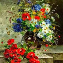 Схема вышивки «ПОЛЕВЫЕ ЦВЕТЫ»