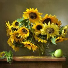 Схема вышивки «ПОДСОЛНУХИ»