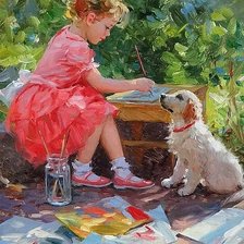 Схема вышивки «за рисованием»