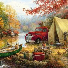 Схема вышивки «В выходной день»